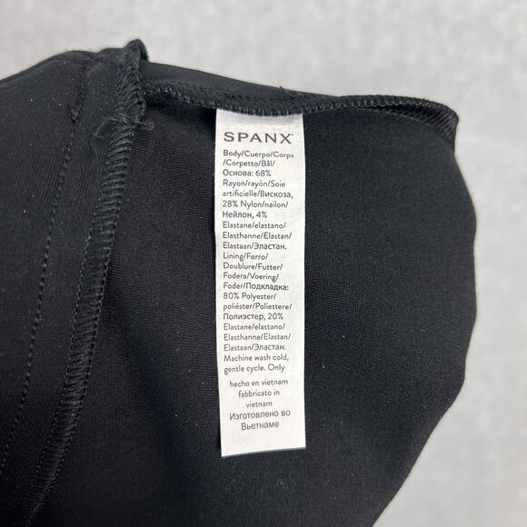 Spanx Black The Perfect Double Split Wide Leg High Waisted Pant Size 1X - Picture 10 of 10